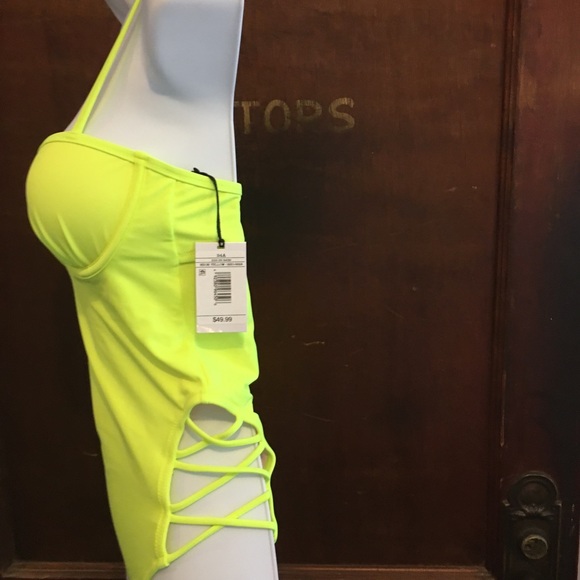 Shade Shore Sexy Swimsuit Neon Yellow - Picture 3 of 5